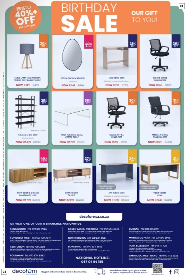 Decofurn Furniture Specials 22 Jun - 09 Aug - Page 4