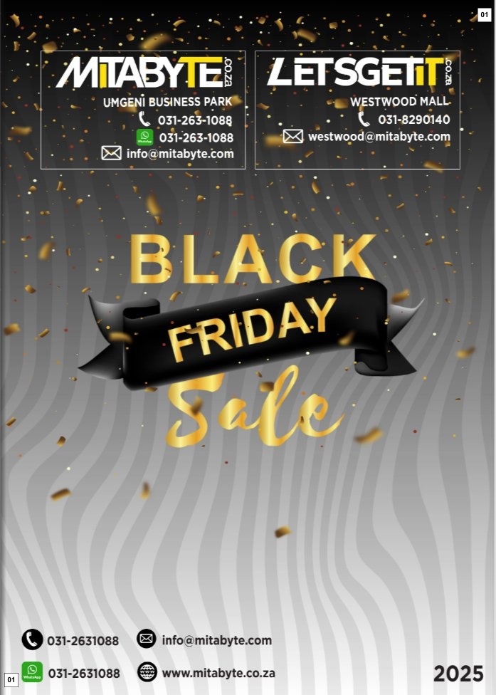 Mitabyte Specials 21 Nov - 06 Dec