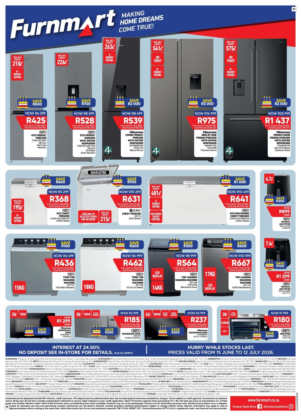 Furnmart Specials 15 Jun - 12 Jul - Page 8