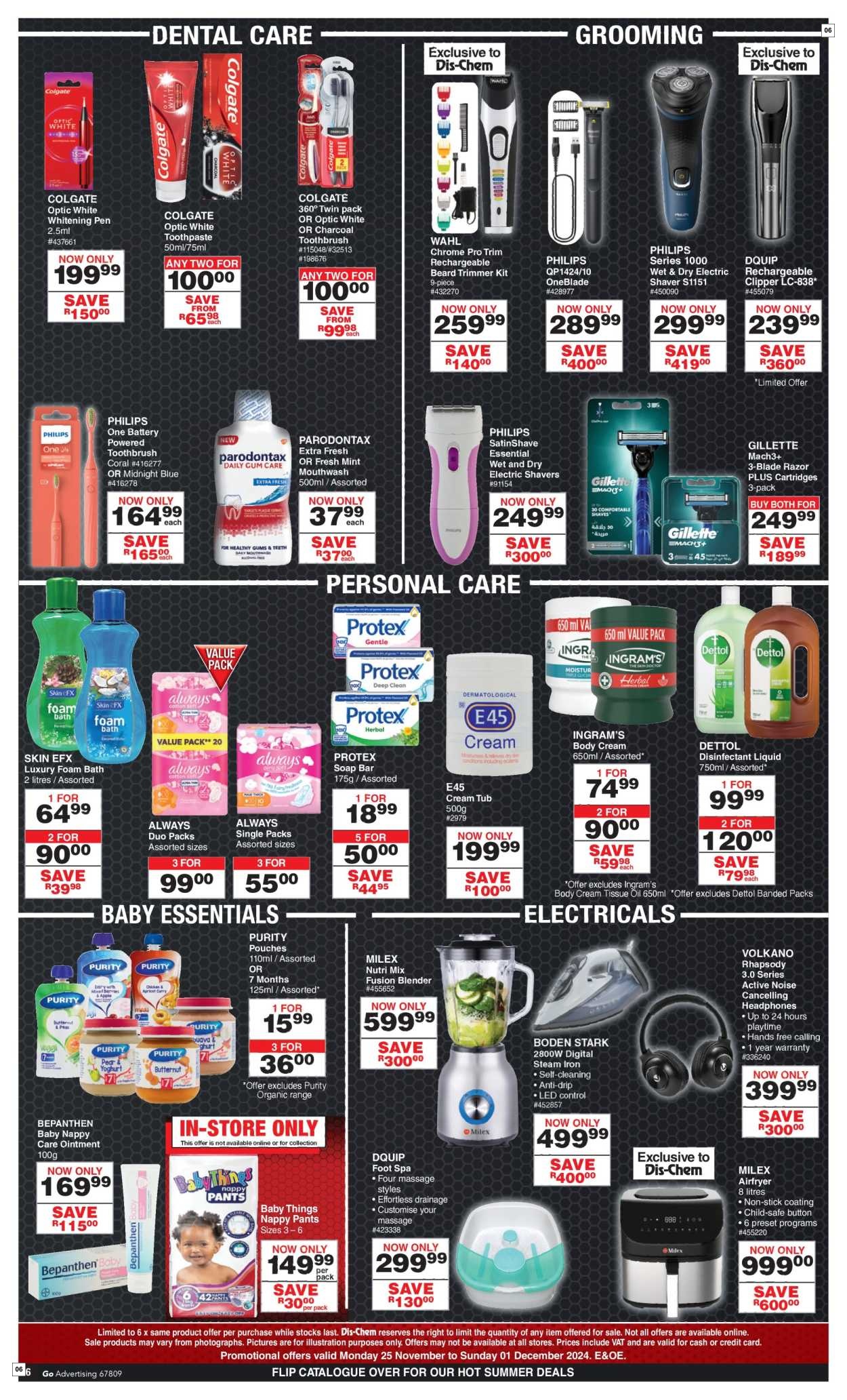 Dis-Chem Specials 25 Nov - 01 Dec - Page 6
