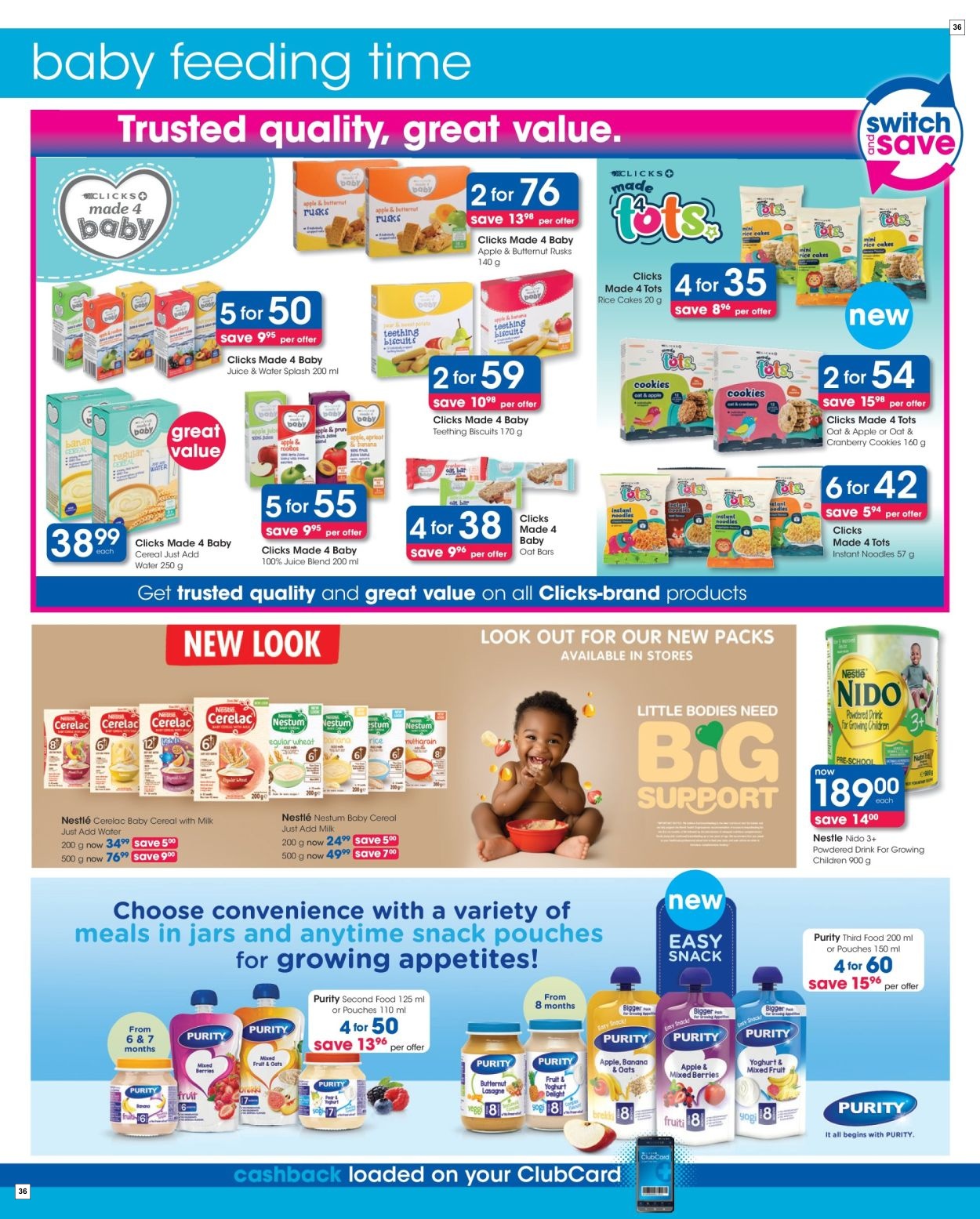 Clicks Specials 12 Dec - 26 Dec - Page 36