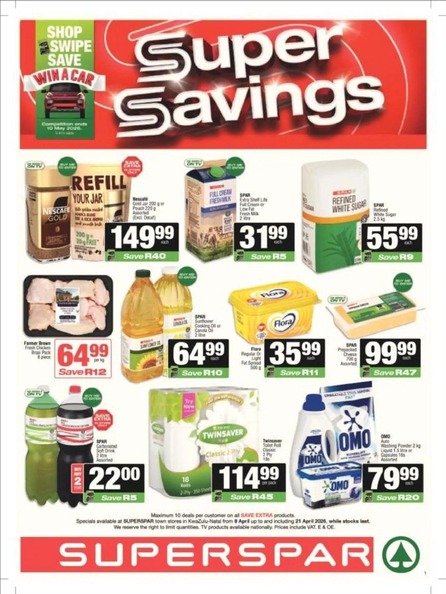 Superspar Kwazulu Natal Weekly Specials