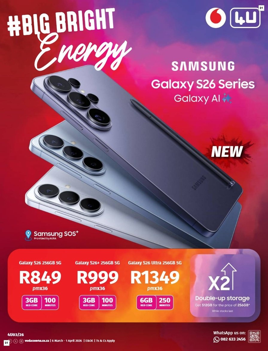 Vodacom Specials 06 Mar - 01 Apr