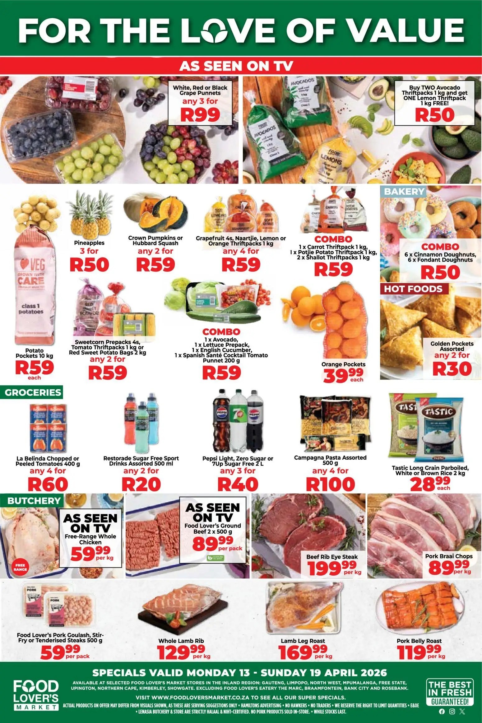 Food Lovers Market Inland Provinces Weekly Specials Extra