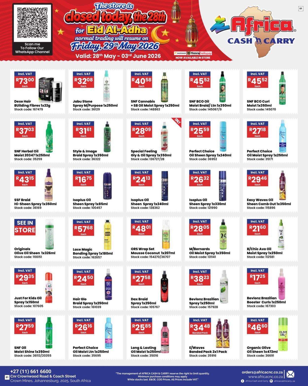 Africa Cash & Carry Catalogue - Monday Promo
