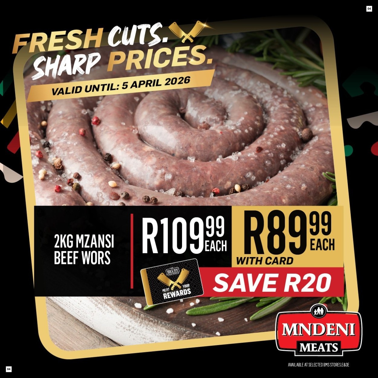 Bluff Meat Supply Specials - - No Longer Valid - Page 4