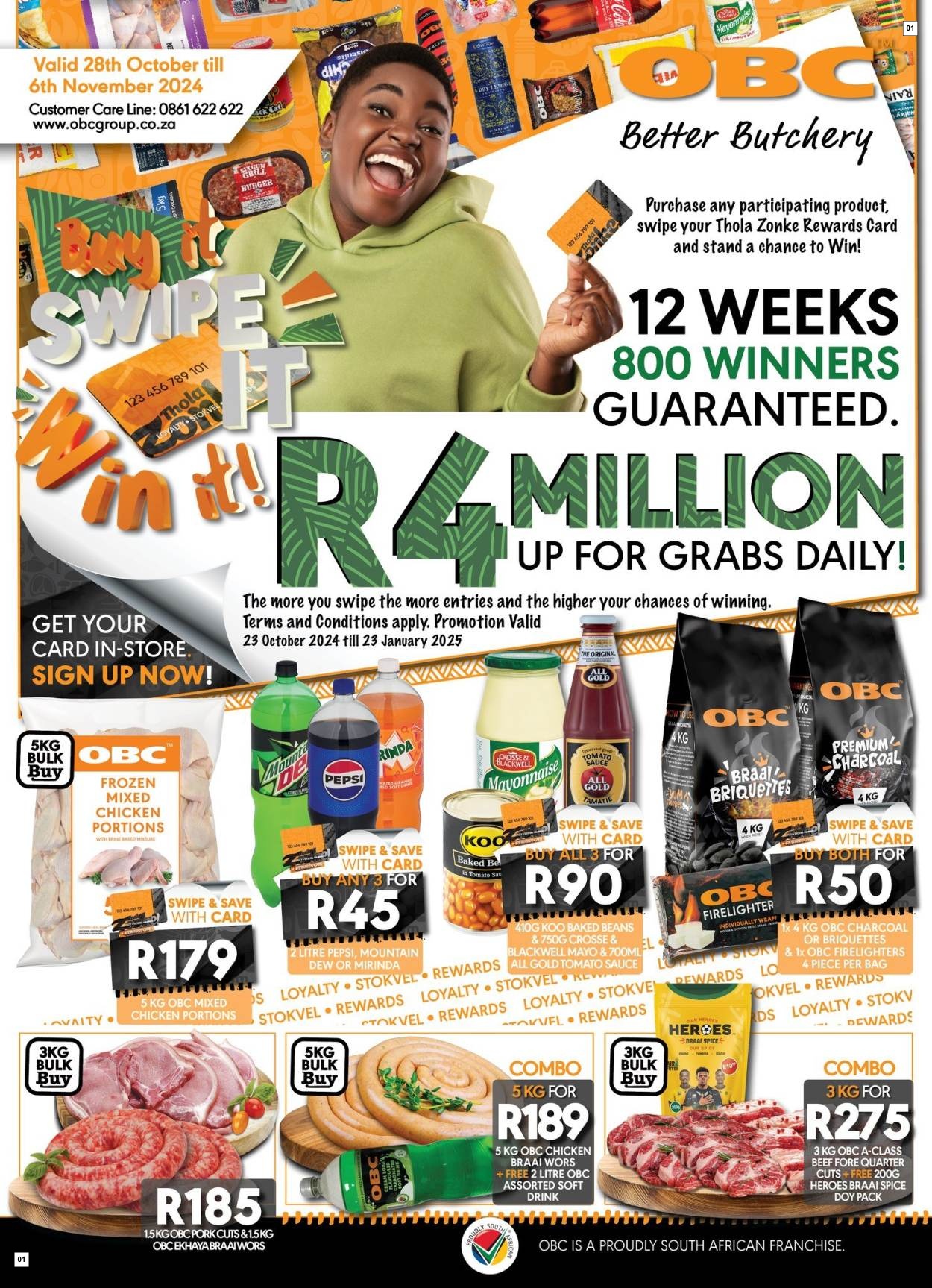 OBC Specials 28 Oct - 06 Nov