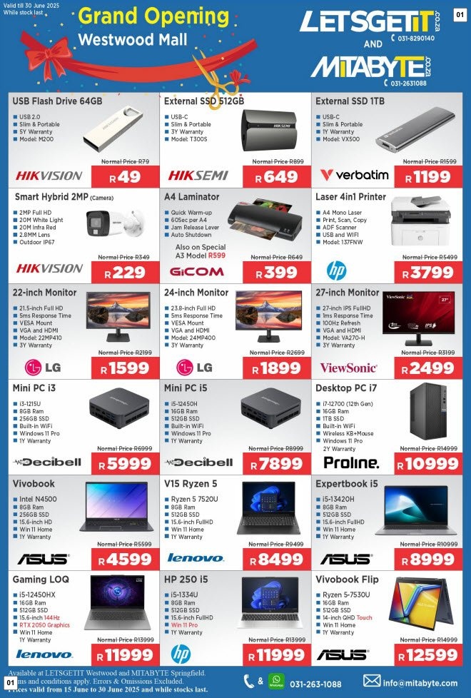 Mitabyte Specials 18 Jun - 30 Jun