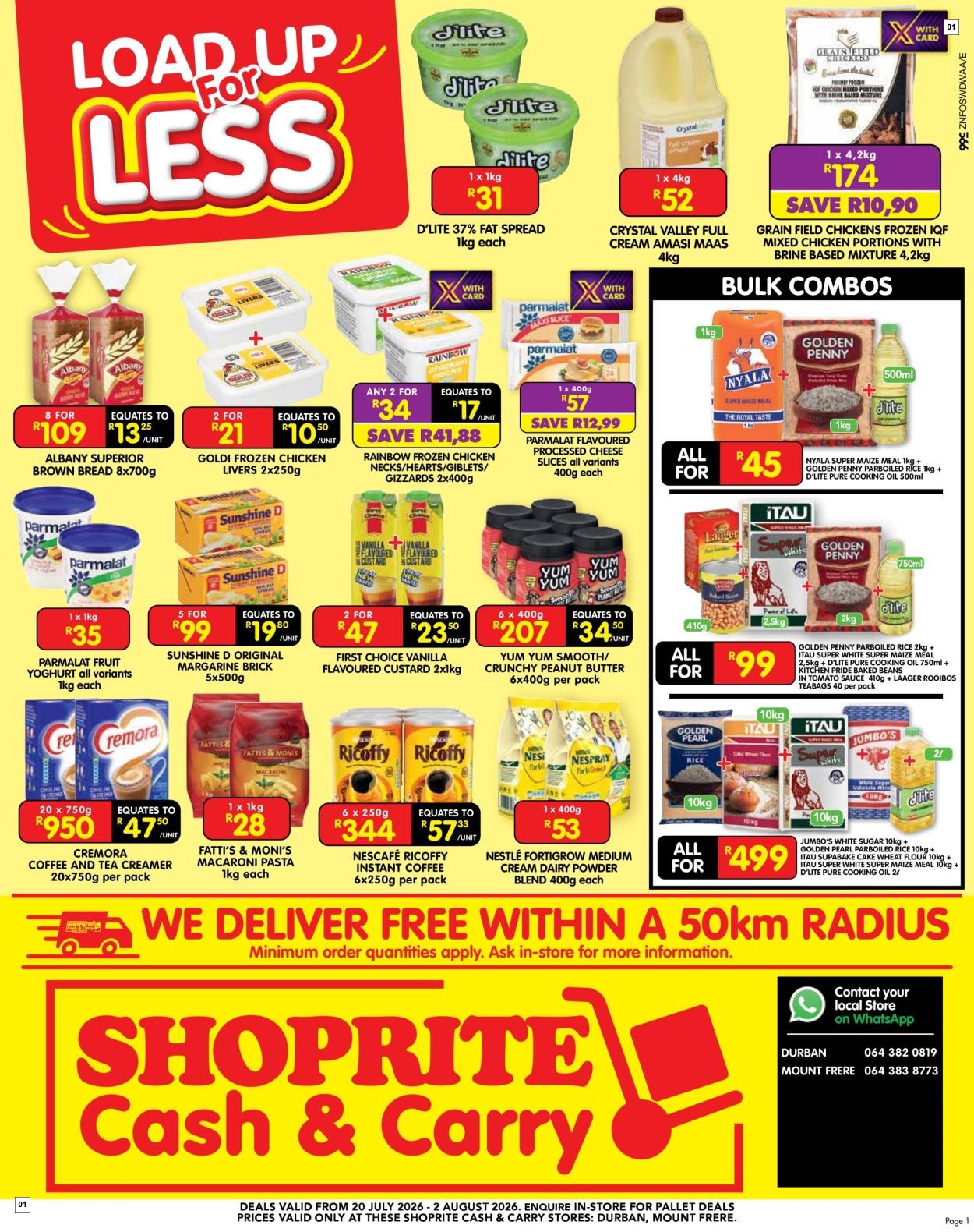 Shoprite Major Deals Gauteng