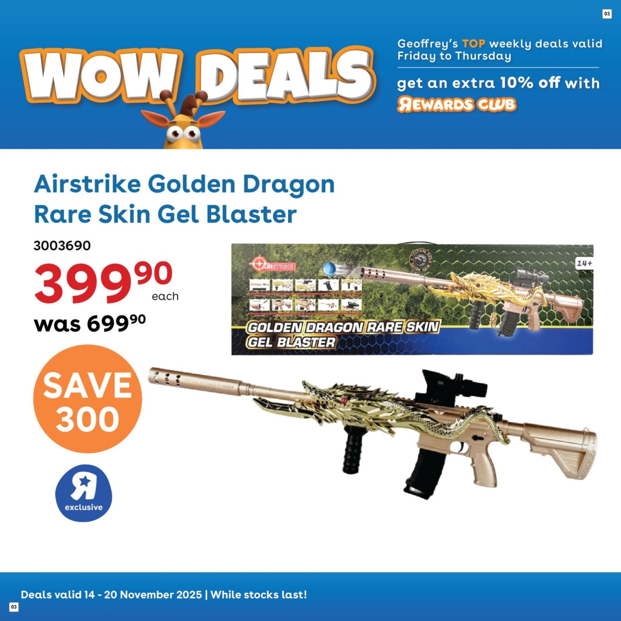 Toys R Us Specials 14 Nov - 20 Nov - Page 3