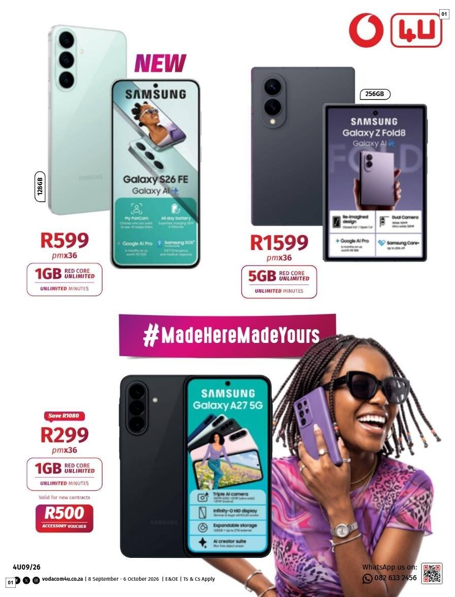 Vodacom Specials 08 Sept - 06 Oct