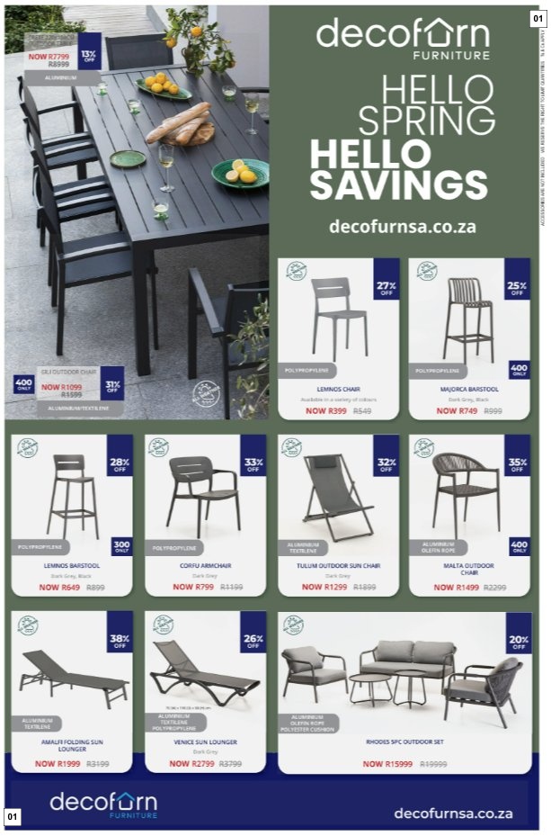 Decofurn Furniture Catalogue