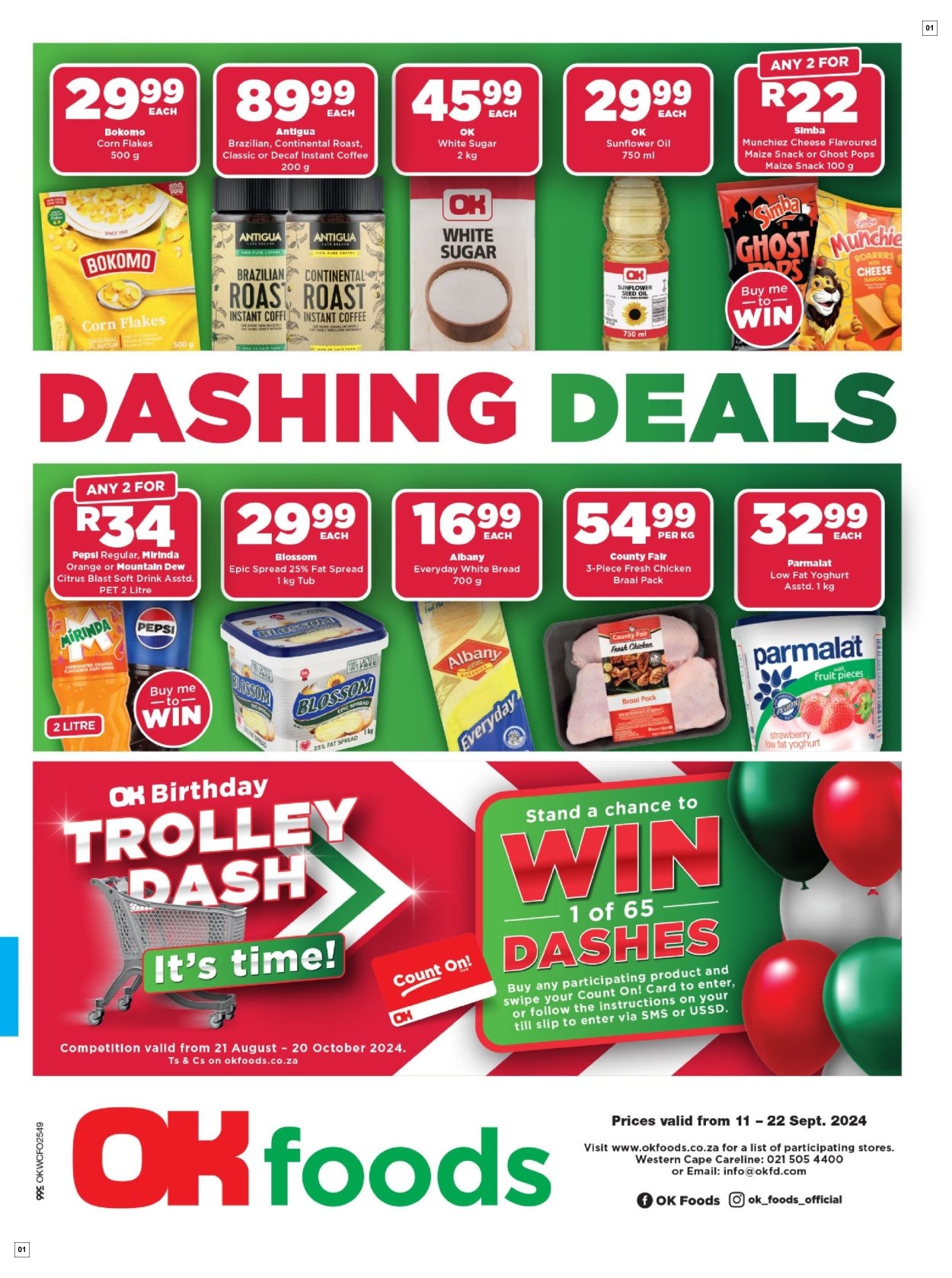 OK Foods Specials 11 Sept - 22 Sept