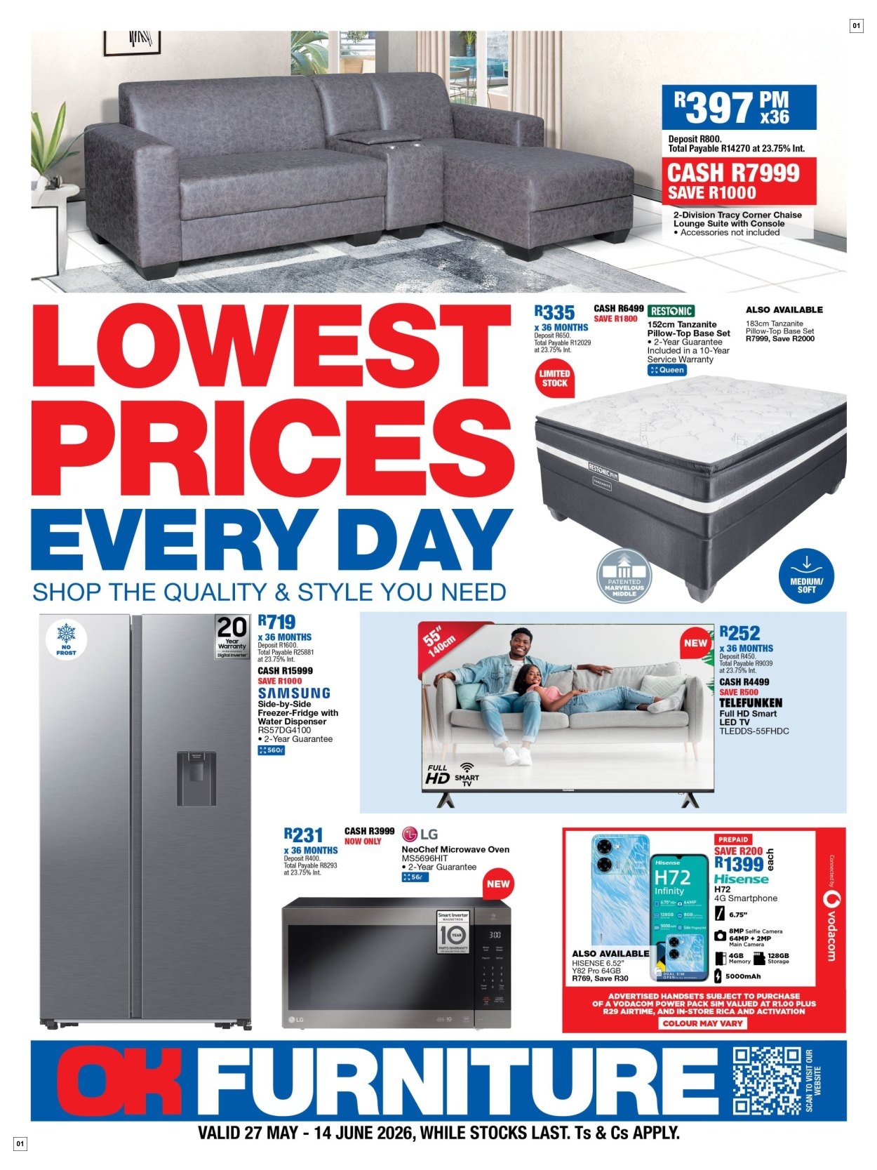 OK Furniture Specials 27 May - 14 Jun