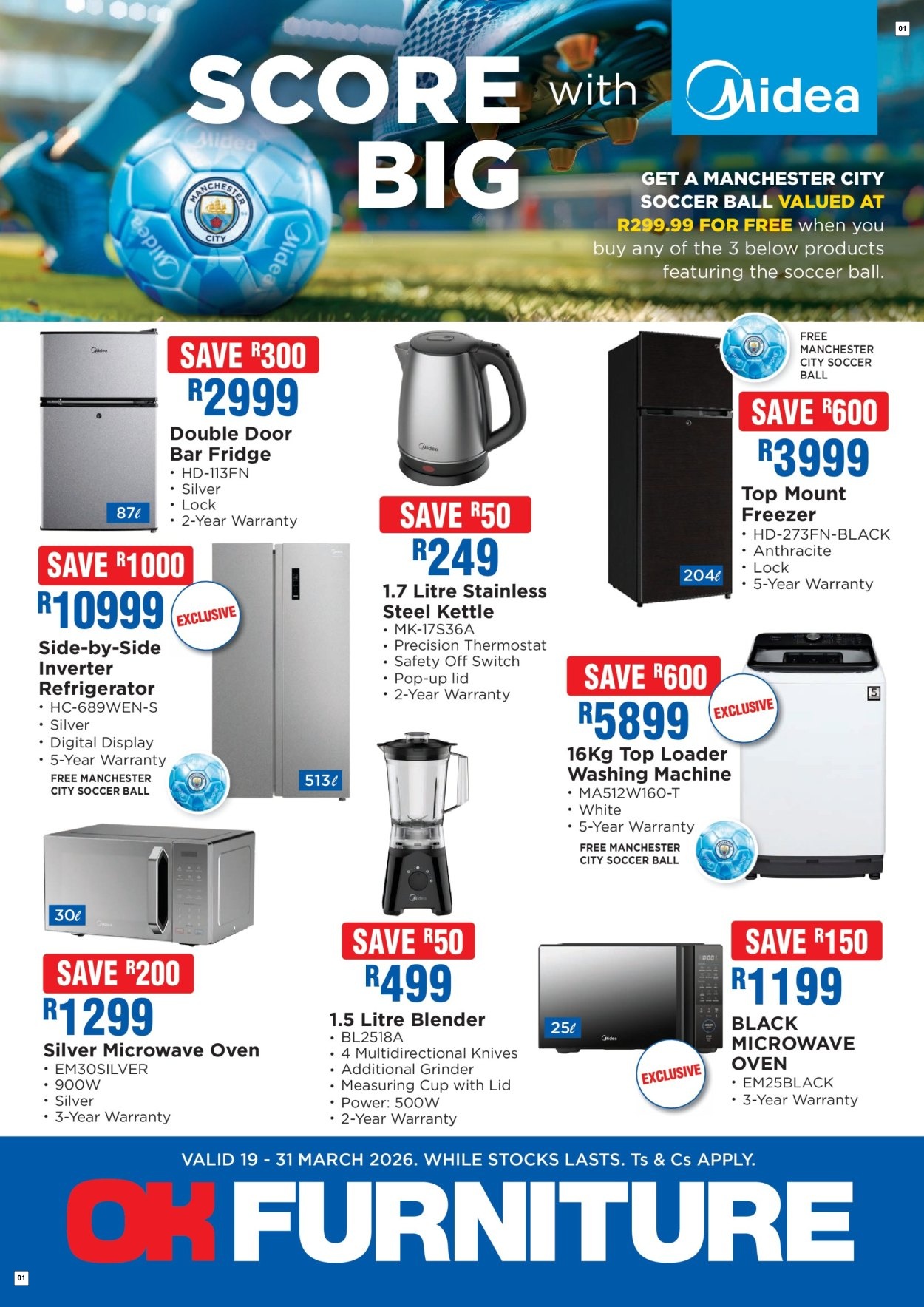 OK Furniture Specials 19 Mar - 31 Mar