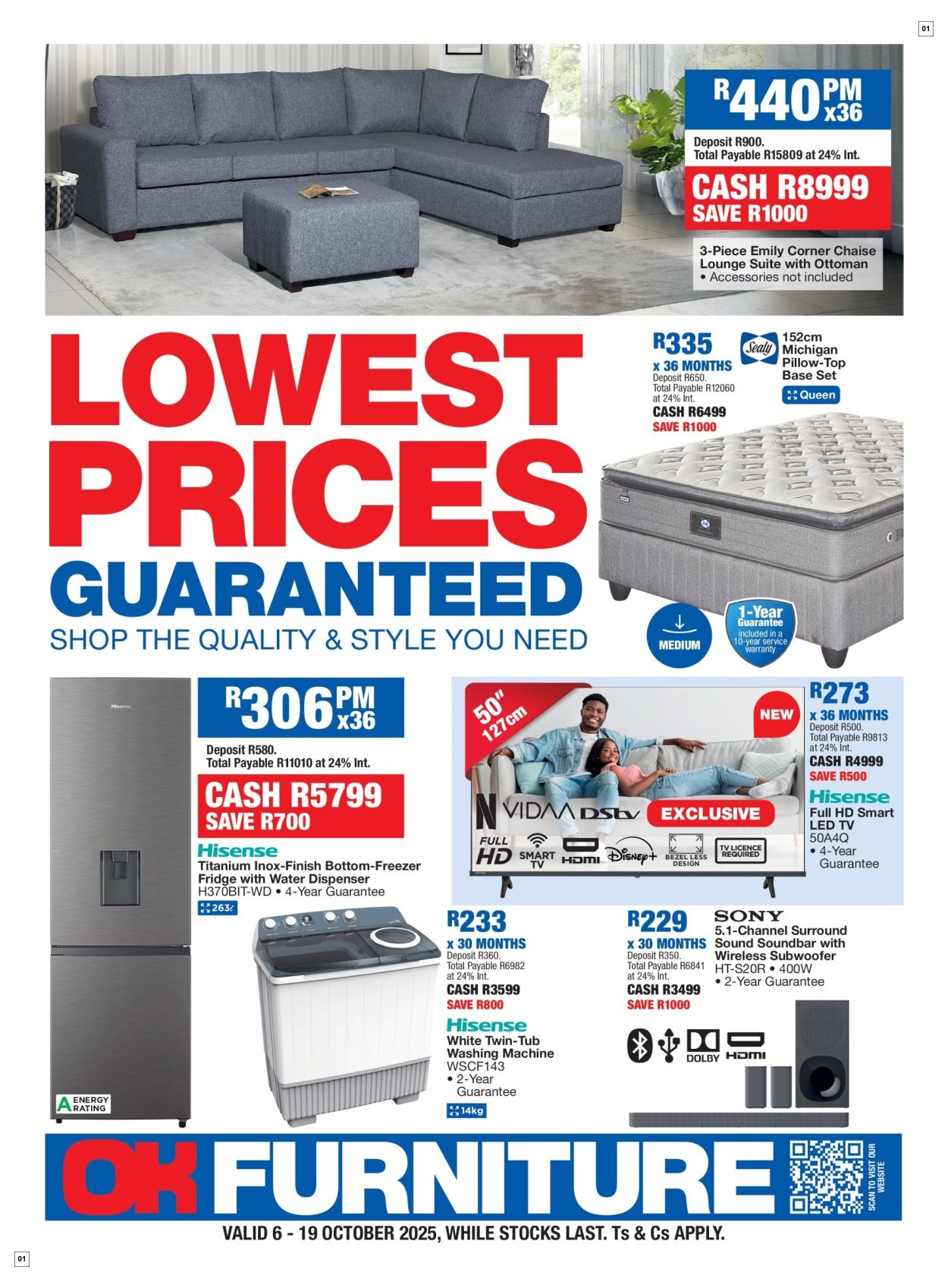 OK Furniture Specials 06 Oct - 19 Oct