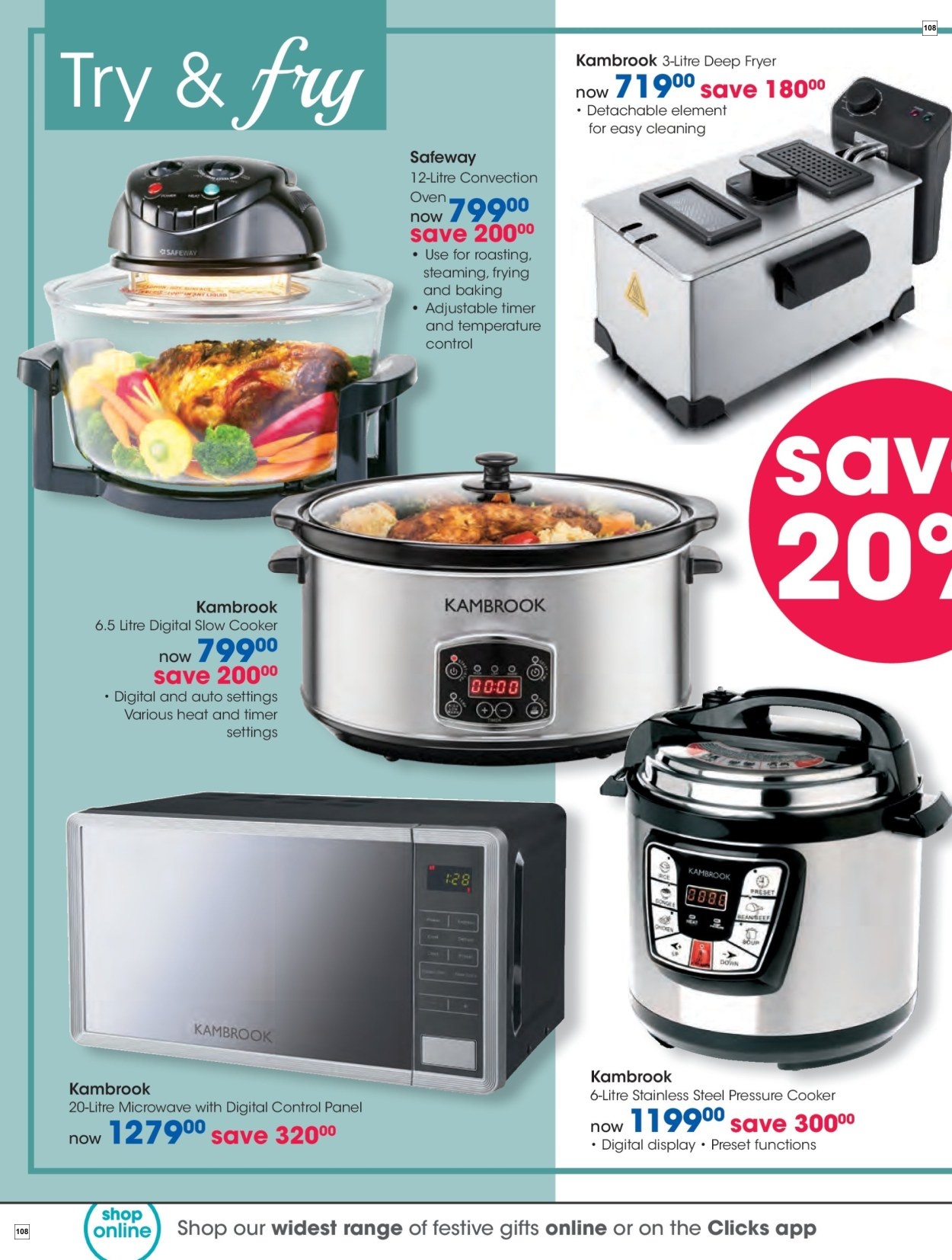 Clicks Specials 29 Oct - 24 Dec - Page 108
