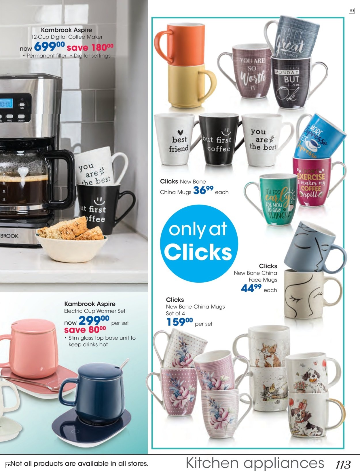 Clicks Specials 29 Oct - 24 Dec - Page 113