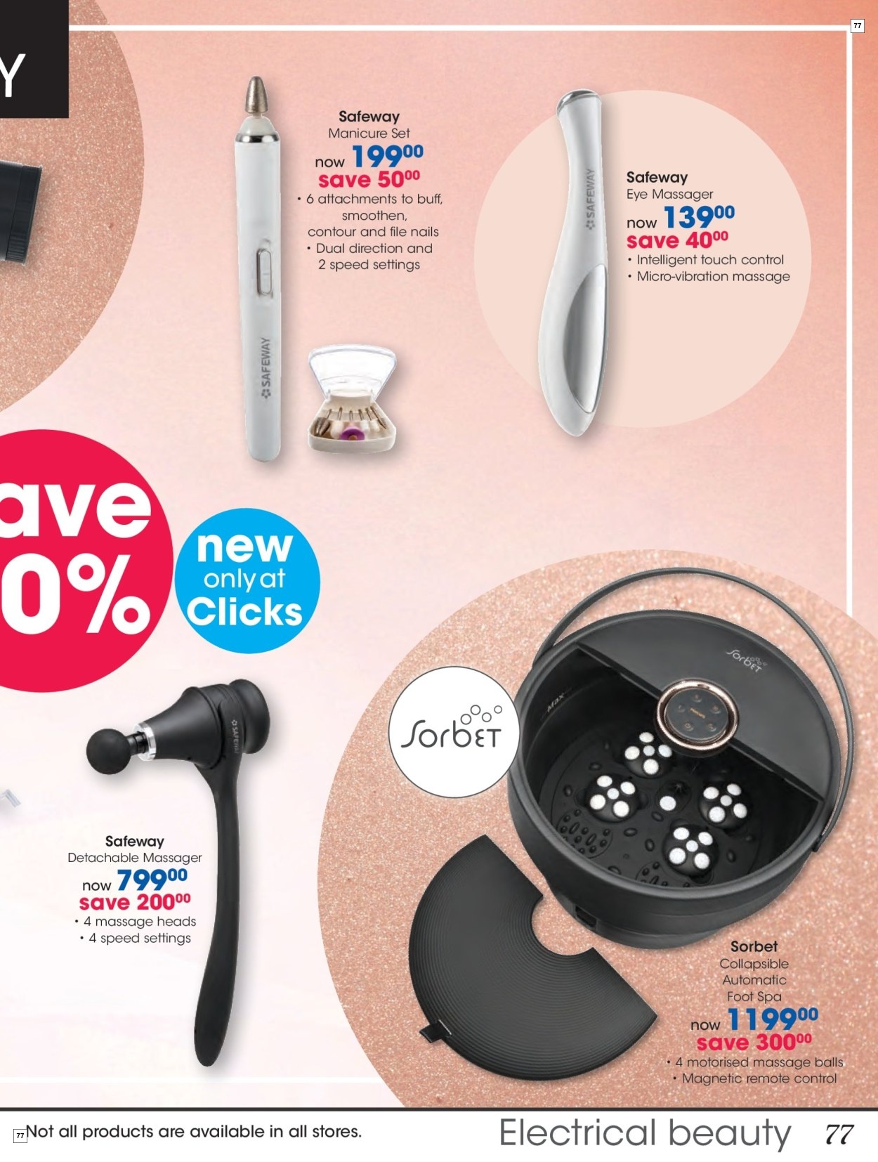 Clicks Specials 29 Oct - 24 Dec - Page 77