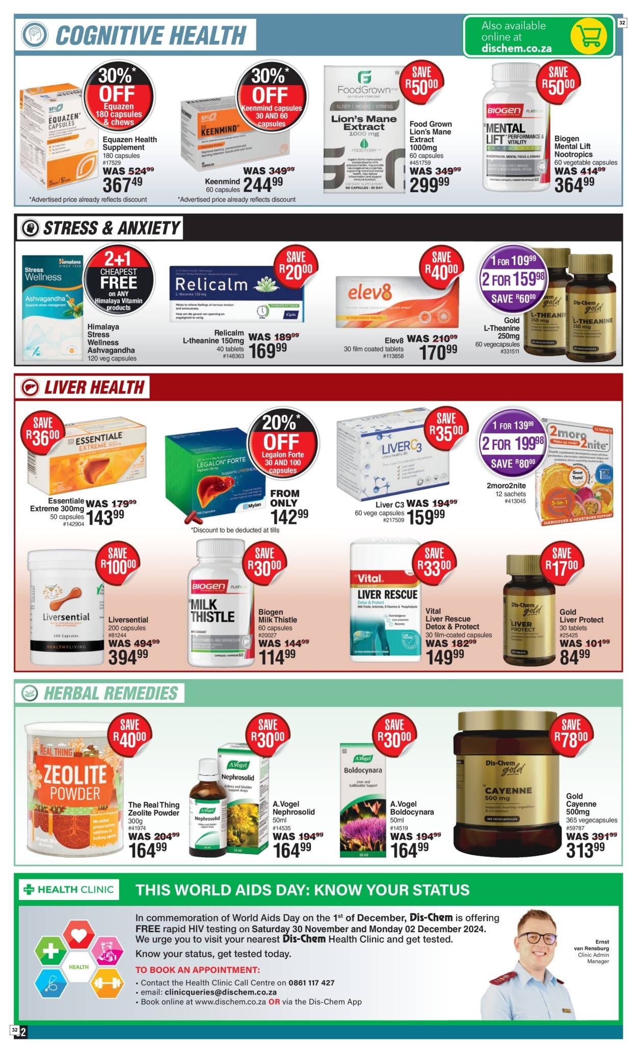 Dis-Chem Specials 14 Nov - 08 Dec - Page 32