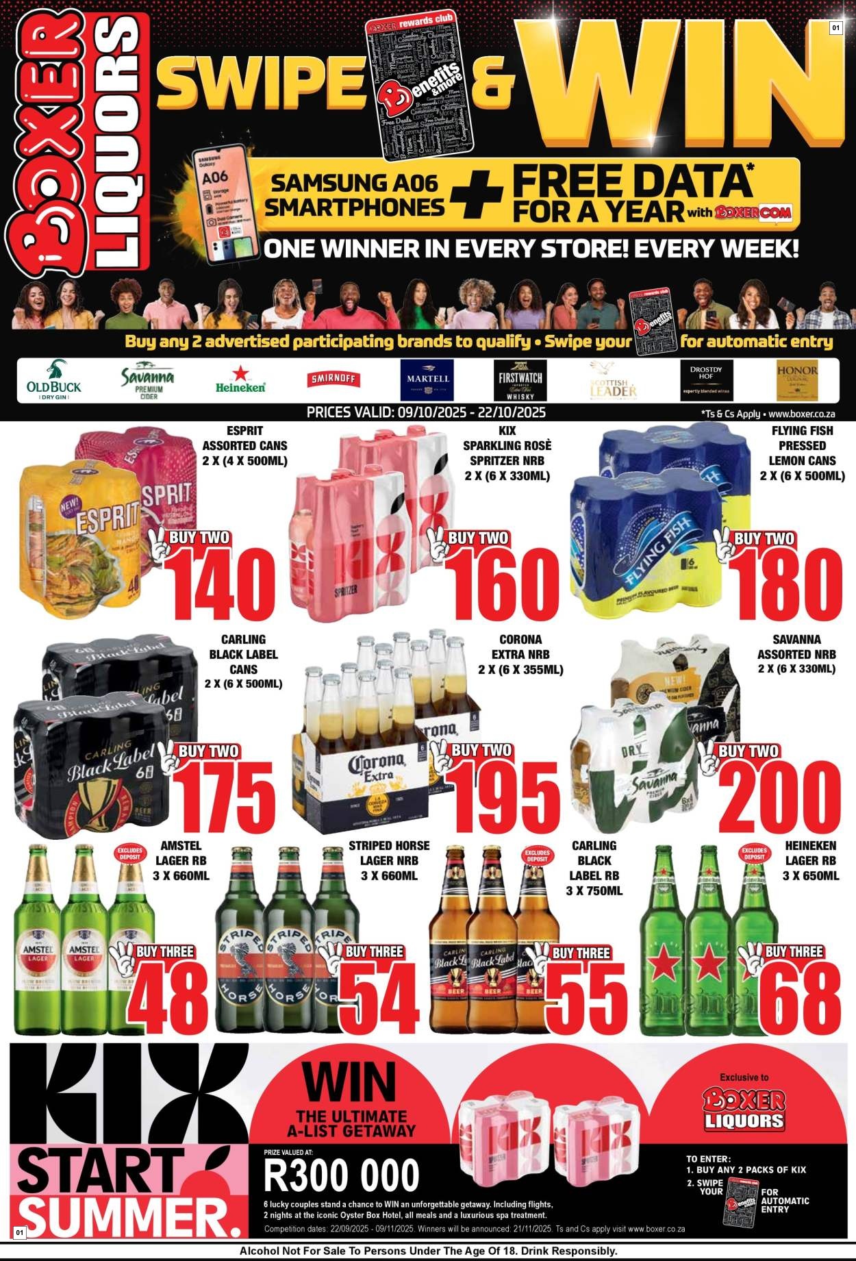 Boxer Specials 09 Oct - 22 Oct