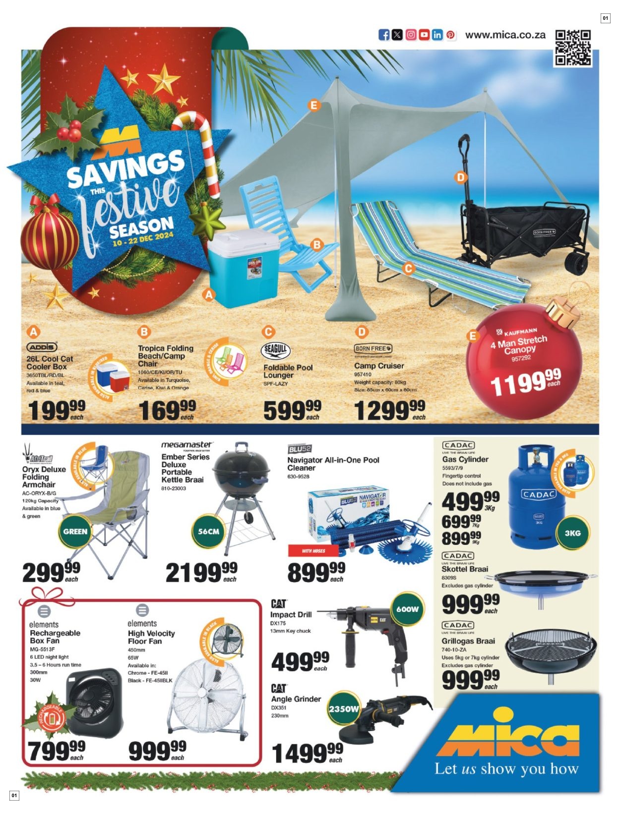Mica Specials 10 Dec - 22 Dec