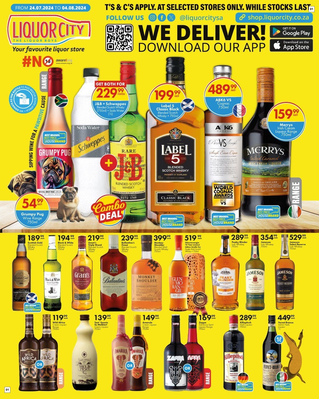 Liquor City Specials 24 Jul - 04 Aug