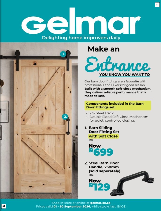 Gelmar Specials 01 Sept - 30 Sept