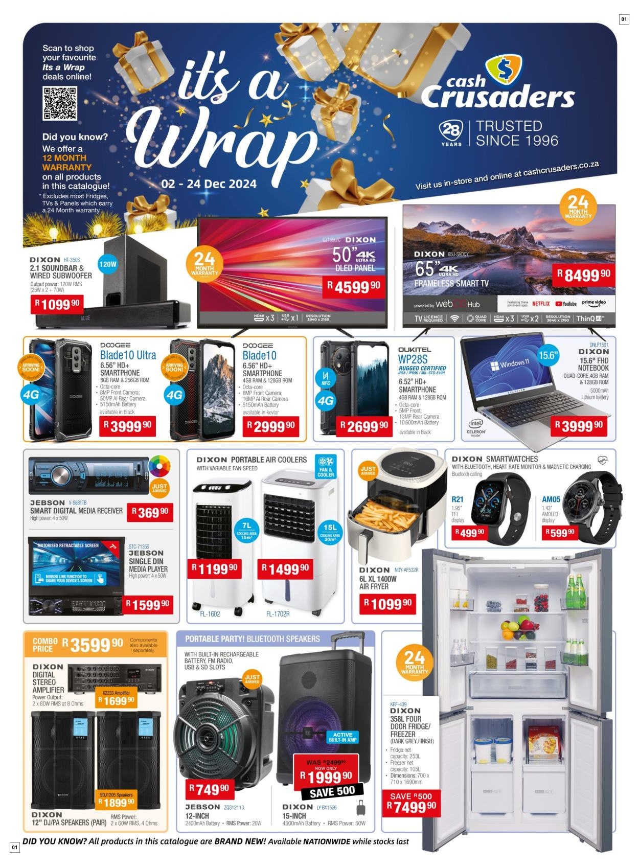 Cash Crusaders Specials 02 Dec - 24 Dec