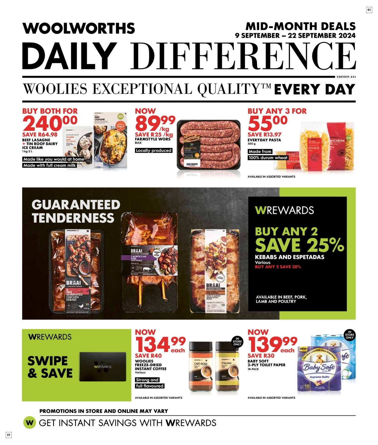 Woolworths Daily Difference