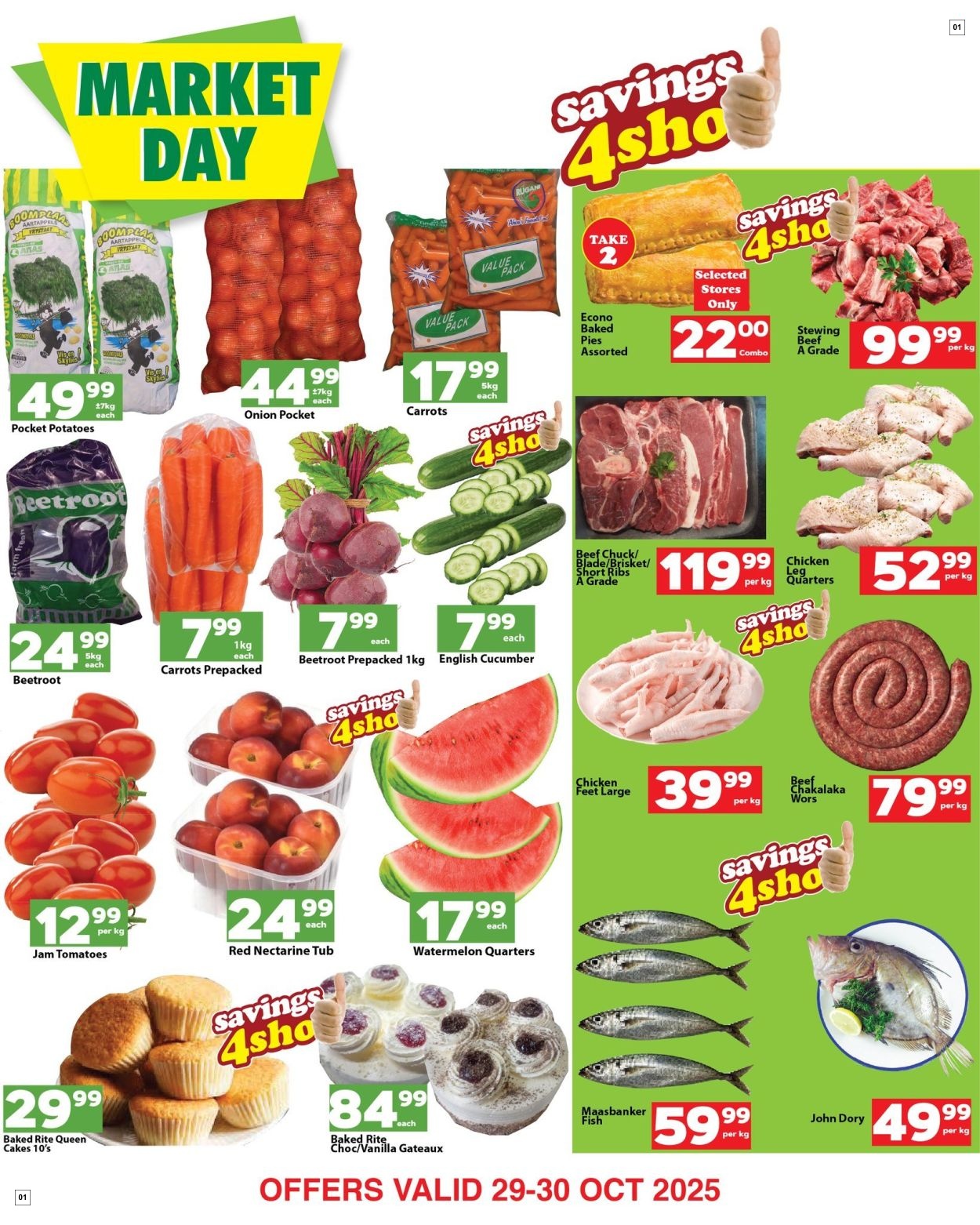 Check Save Specials 29 Oct - 30 Oct