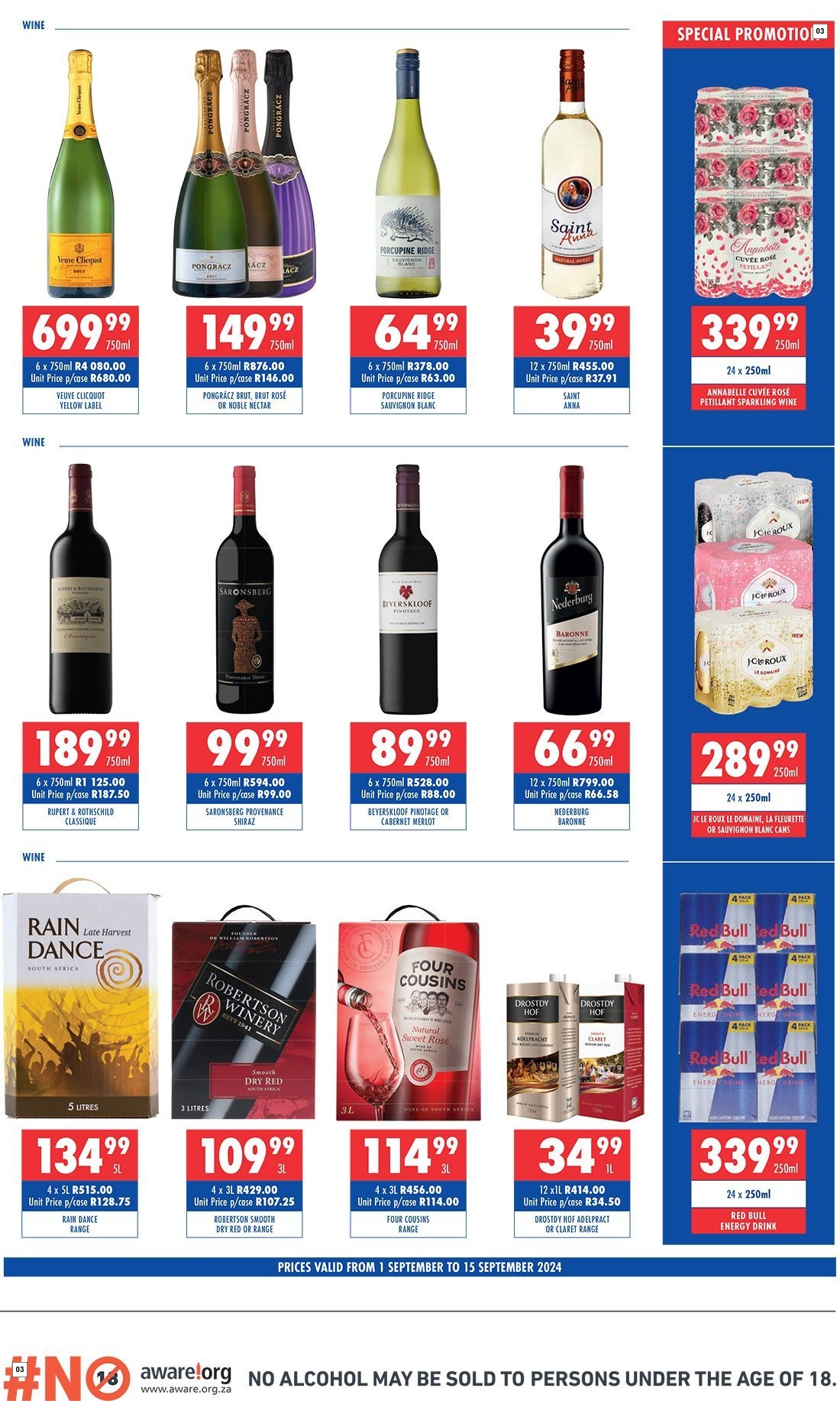 Liberty Liquors Specials 01 Sept - 15 Sept - Page 3