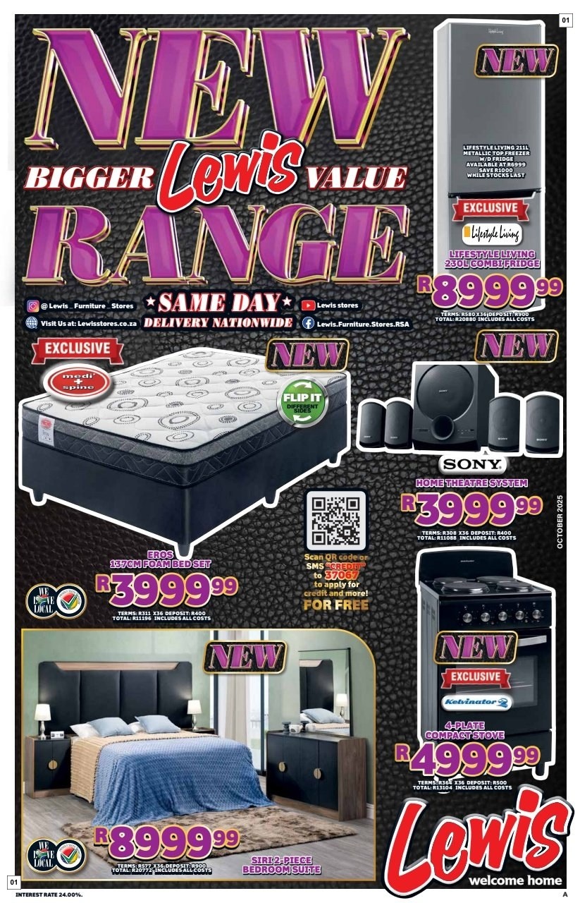 Lewis Specials 01 Oct - 08 Nov