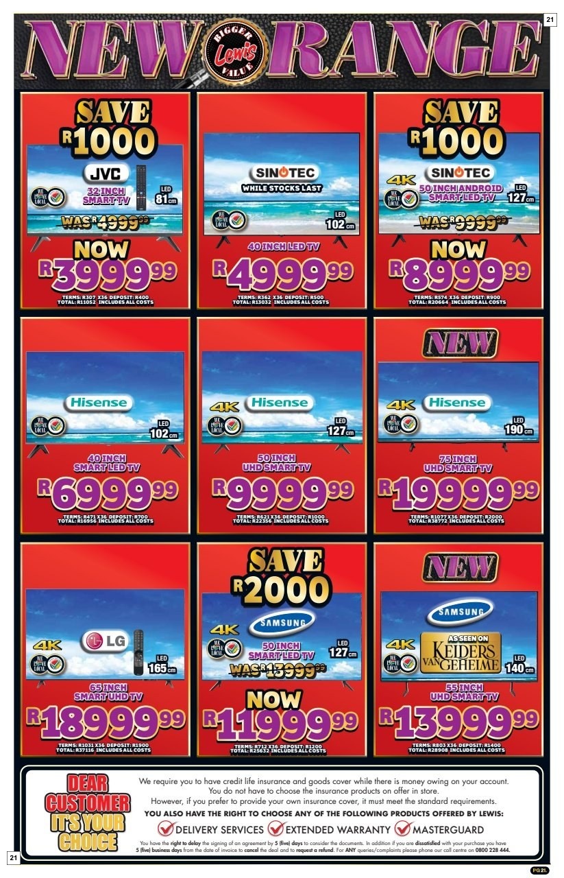 Lewis Specials 01 Oct - 08 Nov - Page 21