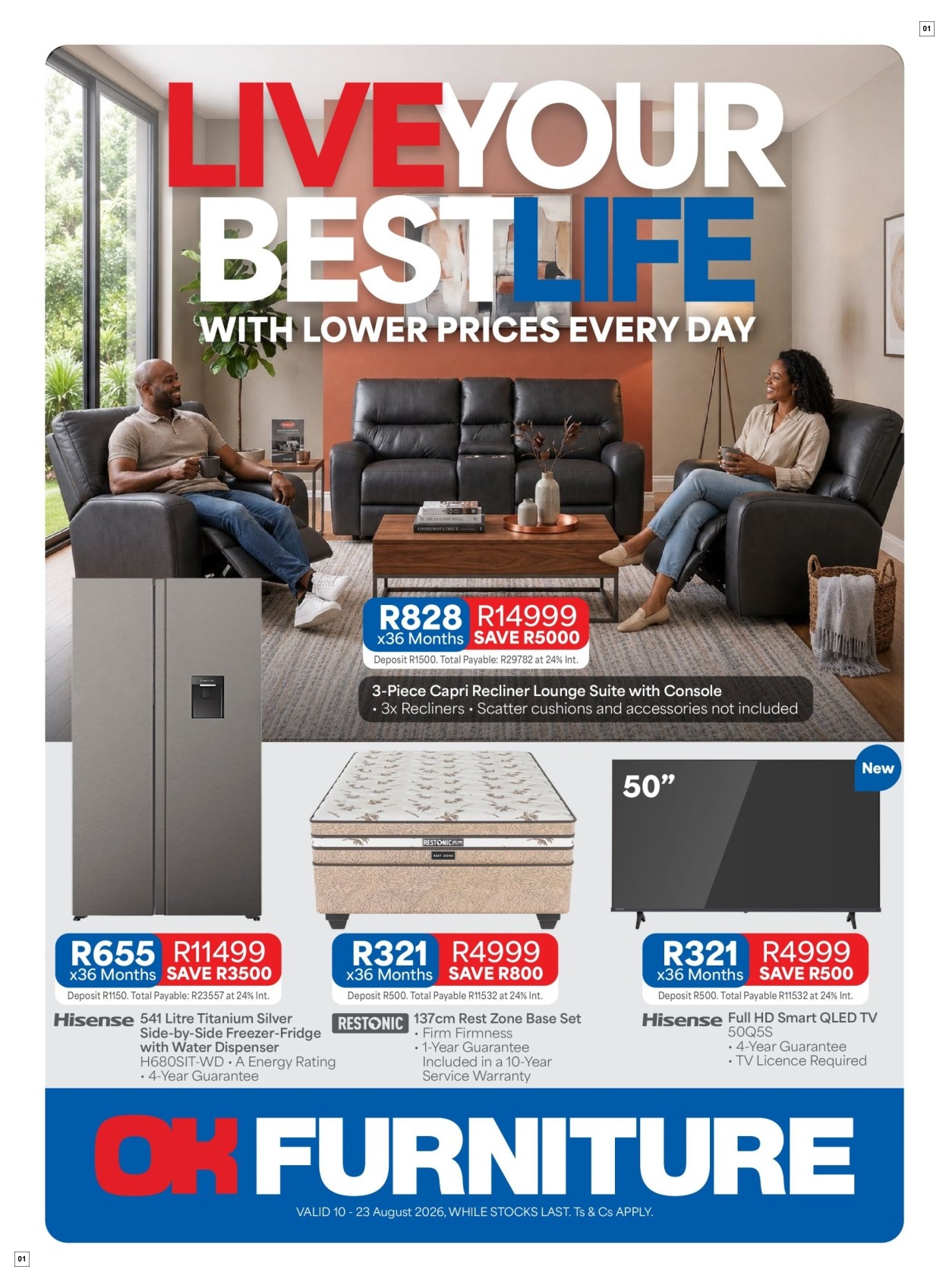 OK Furniture Specials 10 Aug - 23 Aug
