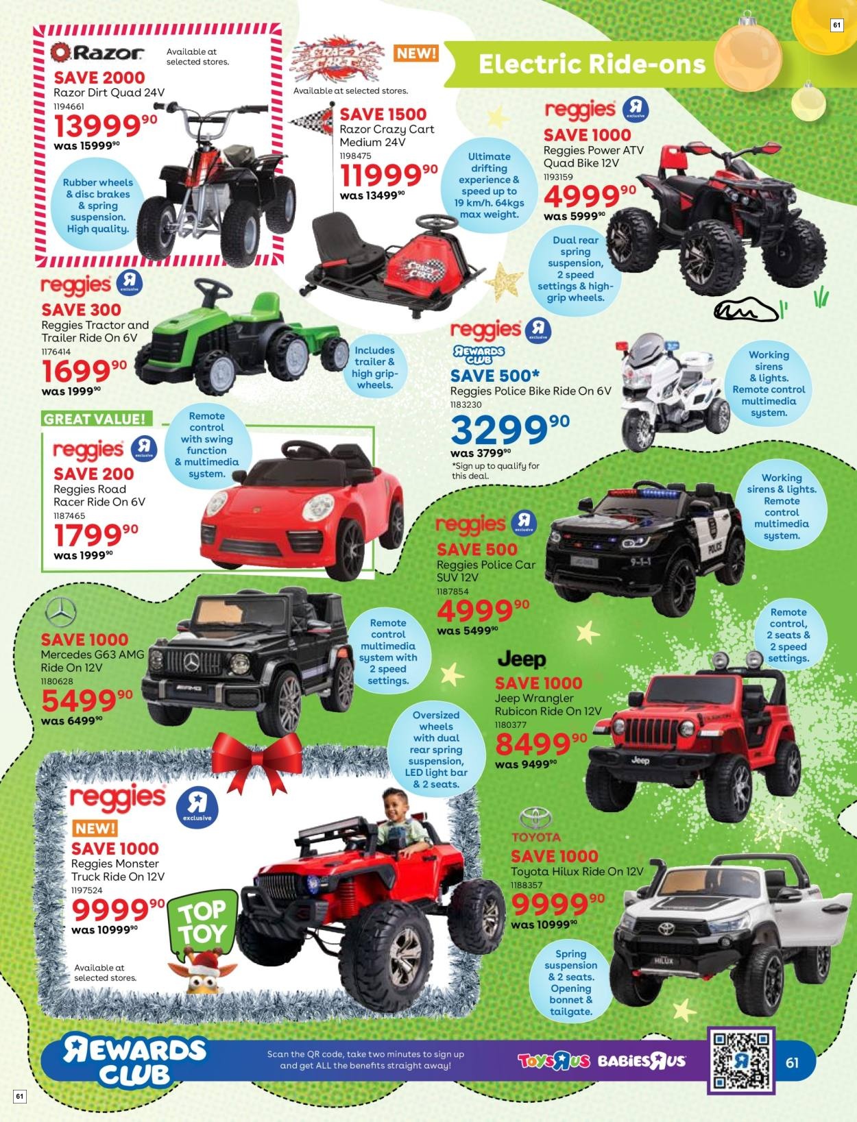 Toys R Us Specials 24 Oct - 31 Dec - Page 61