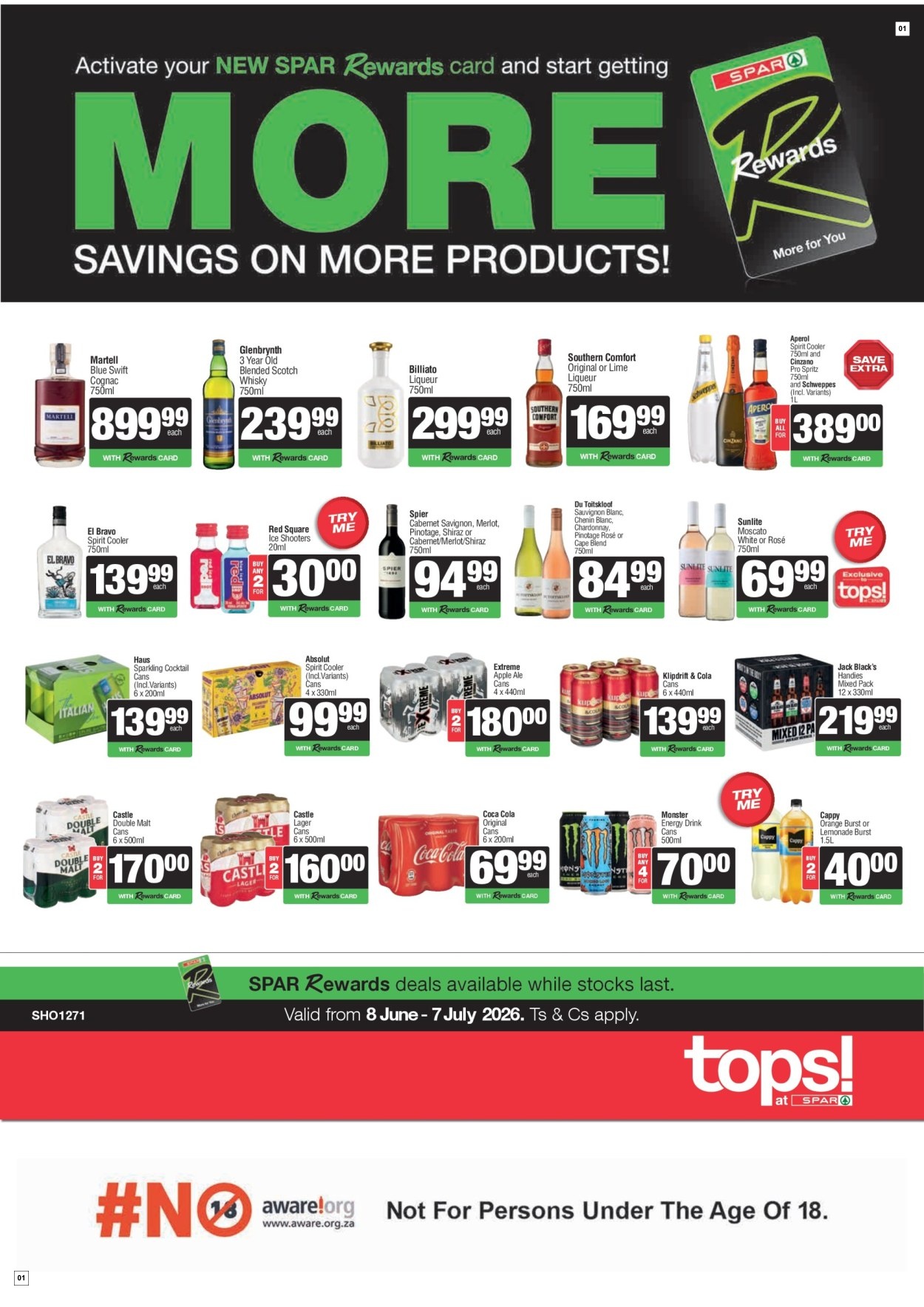 Tops At Spar Latest Catalogue